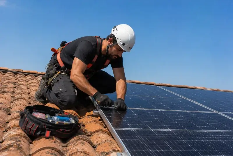 Maintenance et monitoring de panneaux solaires à Val-de-Virieu